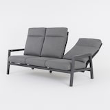 thumbnail of Sofá Exterior, Antracite, Alumínio e Textileno, Cor Antracite, 82x186x112