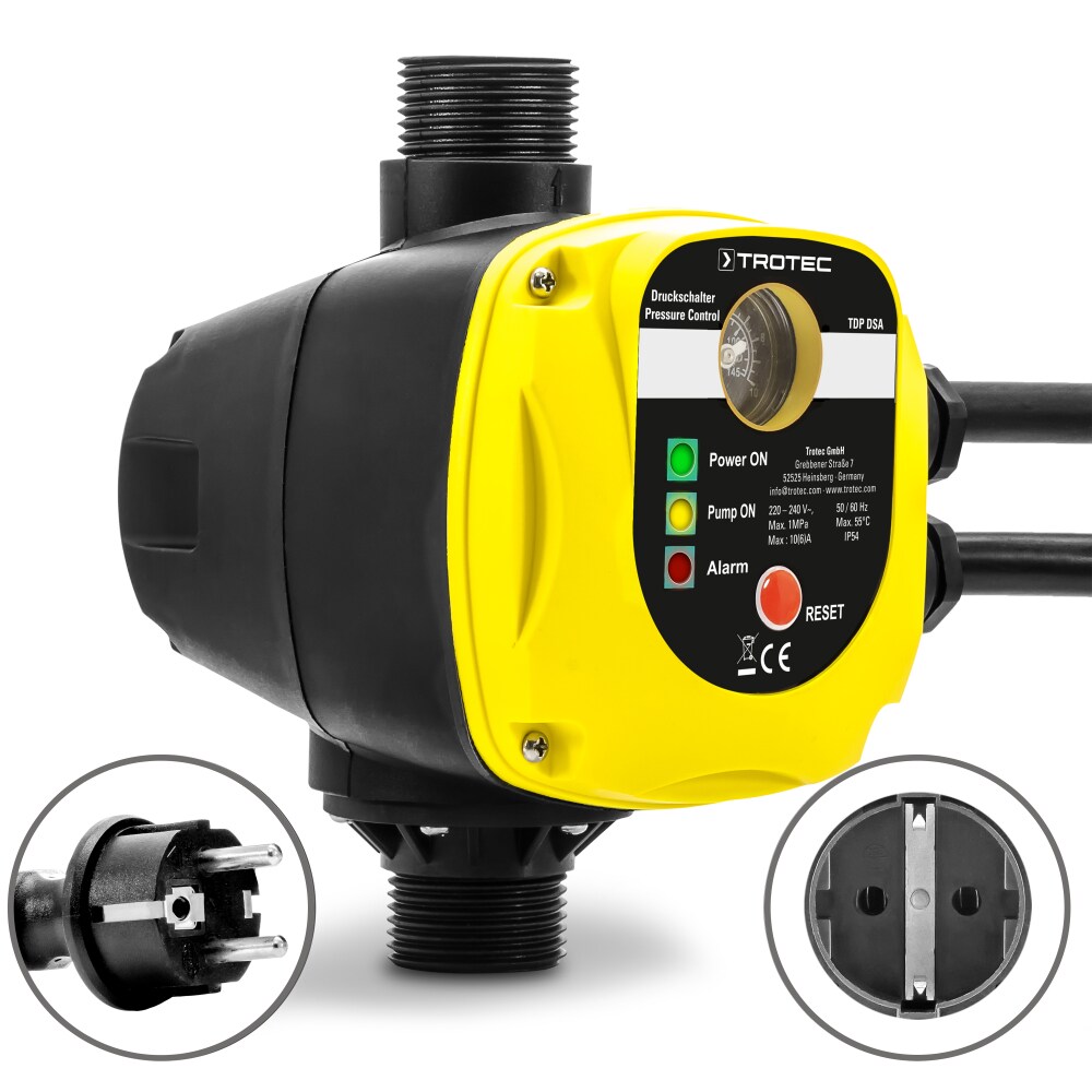 TROTEC Druckschalter TDP DSA mit Stecker