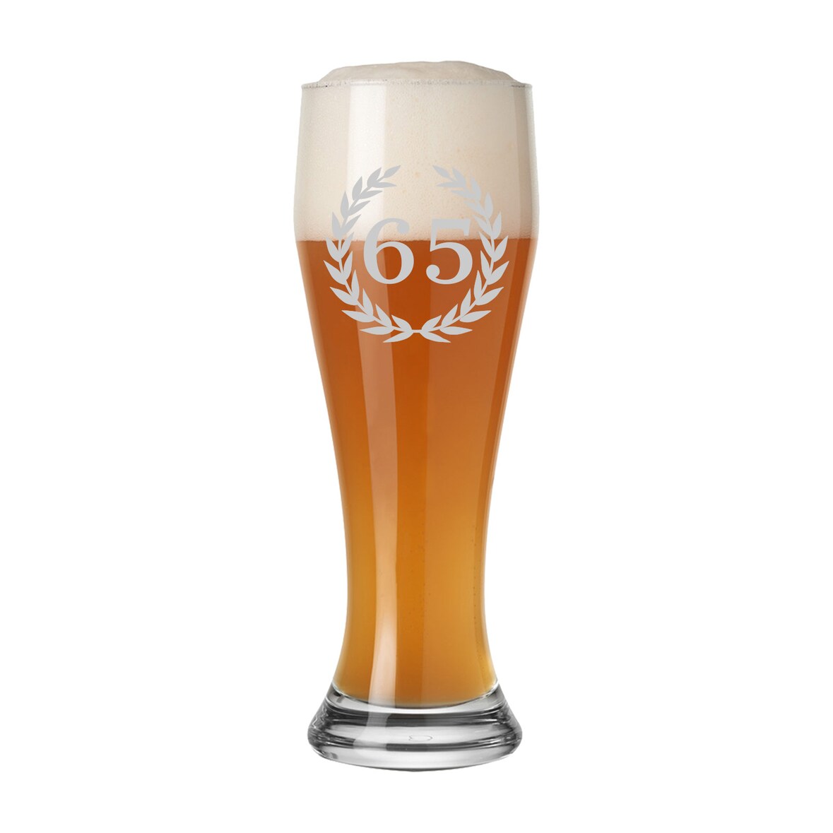 Luxentu Weizenglas Weißbierglas 0,5 Liter - 65. Jubiläum