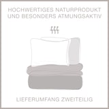 thumbnail of Decoper ® Mako-Satin Bettwäsche aus 100% Baumwolle | Atmungsaktiv & kuschelig weich | Farbe Weiß | 2 teilig - 135 x 200 cm + 80 x 80 cm