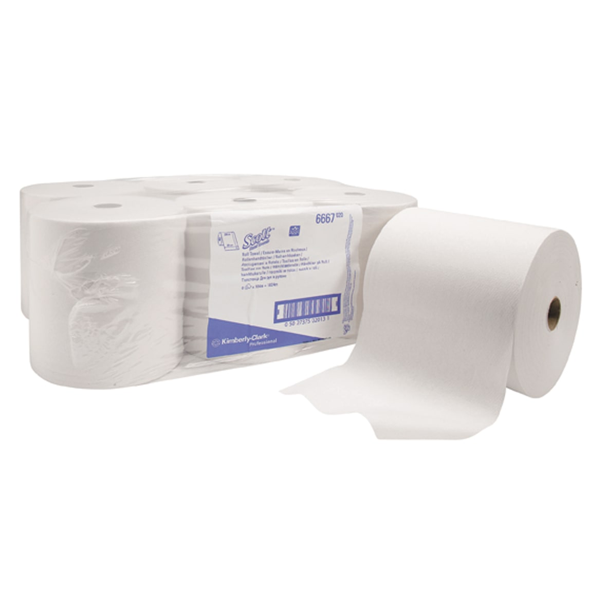 Scott Handtuchrolle Slimroll 6667 20cmx304m weiß 6 St./Pack.