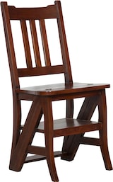 thumbnail of BISCOTTINI Stuhl/treppe aus massivem mahagoniholz mit nussholz finish l44xpr38xh90 cm. 38x44x90 cm