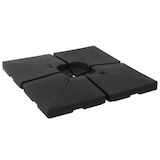 thumbnail of Gastronomie-Ampelschirm HWC-A96, Sonnenschirm, rund Ø 4m Polyester Alu/Stahl 27kg ~ bordeaux mit Ständer