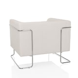 thumbnail of Loungesessel Curacao Cord 1-Sitzer Stoff weiß hjh OFFICE