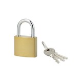 thumbnail of Cadenas ACERA à clé, base 40 mm, anse acier cémenté, 3 clés - SP