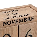 thumbnail of WellHome - Koloniale houten kalender 7,5x5x11cm