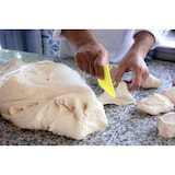 thumbnail of Einfache Teigkarte 6 Stück Teigschaber, Teigschaberkarte oder Teigbrotschneider zum Backen aus Kunststoff Schüsselschaber, Scraper zum Glattstreichen