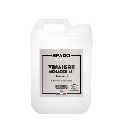 Spado Origines vinaigre blanc liquide ultra concentré 18° ECOCERT 5L