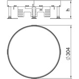 thumbnail of OBO Bettermann Kassette rund RKR2 9V 25 7409130