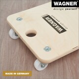 thumbnail of WAGNER Transporthilfe BIRKE Multiplex SMALL 18 mm - 29 x 29 x 8,5 cm, Rollen Ø 50 mm, Tragkraft 250 kg- 20135201