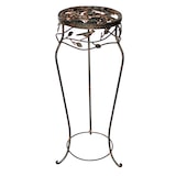 thumbnail of Blumenhocker Metall Schwarz Rund 78 cm Blumenständer 18215 Blumensäule Antik Pflanzenständer Pflanzenhocker Vintage