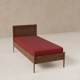 thumbnail of Benetton - Conjunto de 2 lençóis com elástico medindo 100x200cm + 30cm para uma cama de 90cm na cor Vermelho Arco-Íris.