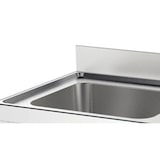 thumbnail of EURAST - Lavandino con struttura 1 scola, 1 vasca 400x400x200 con piano - 1000x550x850 mm - 2135I001