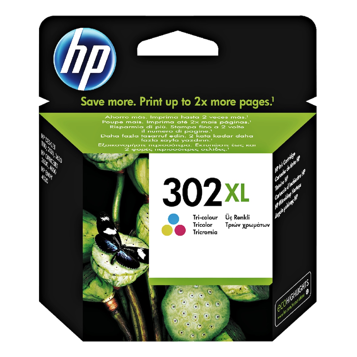 HP 302 xl inkt cartridge color blis