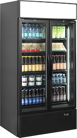 thumbnail of TEFCOLD Display-Kühlschrank in Schwarz FSC1000H BLACK 796l Schwarz RAL9005