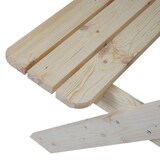 thumbnail of Conjunto de jardim de cerveja Narvik, conjunto de piquenique, madeira maciça, qualidade de restauração 148x150cm