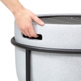 thumbnail of blumfeldt Grail Feuerschale mit Grill MGO & Stahlschale inkl. Funkenschutz Hellgrauer Granit