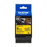 thumbnail of Brother TZEFX611 Schriftbandkassette Brother  6mm gelb/schwarz  TZEFX611