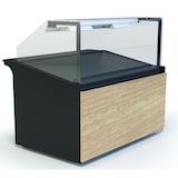 thumbnail of KBS verwarmde toonbank bakkerij verkoopbalie 1330x985x1200 mm rechte glasconstructie 230 V