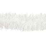 thumbnail of 3m Weihnachtsgirlande 10cm Lamettagirlande Weihnachtsbaumgirlande Dekogirlande Weihnachten Christbaumgirlande Lametta Girlande Fasching Weiß