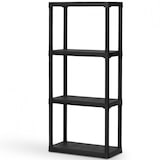 thumbnail of ArtPlast - Set di 2 scaffali modulari con 4 altezze in polipropilene 60x30x133 cm in colore nero - Collezione Tempo