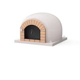 thumbnail of MF - Horno de Leña Exterior de Obra Modelo STROMBOLI (Blanco - 80 x 80 x 72 cm) – Aislado con Corcho y 3 Mantas Cerámicas