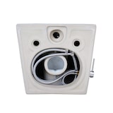 thumbnail of Aloni Hänge WC mit Bidet Taharet Funktion aus Keramik mit Edelstahl Armatur für Kalt und Warmwasser Softclose Deckel spülrandlos