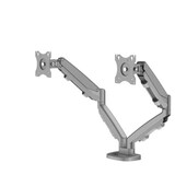 thumbnail of Doppel-Monitorarm Eppa(TM), silber