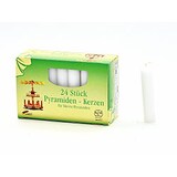 thumbnail of 24er Pyramidenkerzen WEIß in Fotokarton