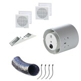thumbnail of Ventilator Komplettsatz Rohrlüfter mit Zubehör Punto MG 100 Weiß 18