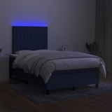 thumbnail of vidaXL Boxspringbett mit Matratze & LED Blau 120x190 cm Stoff