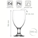 thumbnail of LAV Empire Biergläser – 590 ml (20 oz), 6er Set
