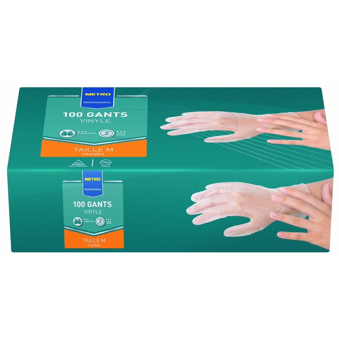 METRO PROFESSIONAL Gant vinyle taille M x 100
