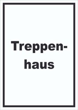thumbnail of Treppenhaus Schild mit Text Stufen steigen hochkant A0 (841x1189mm)
