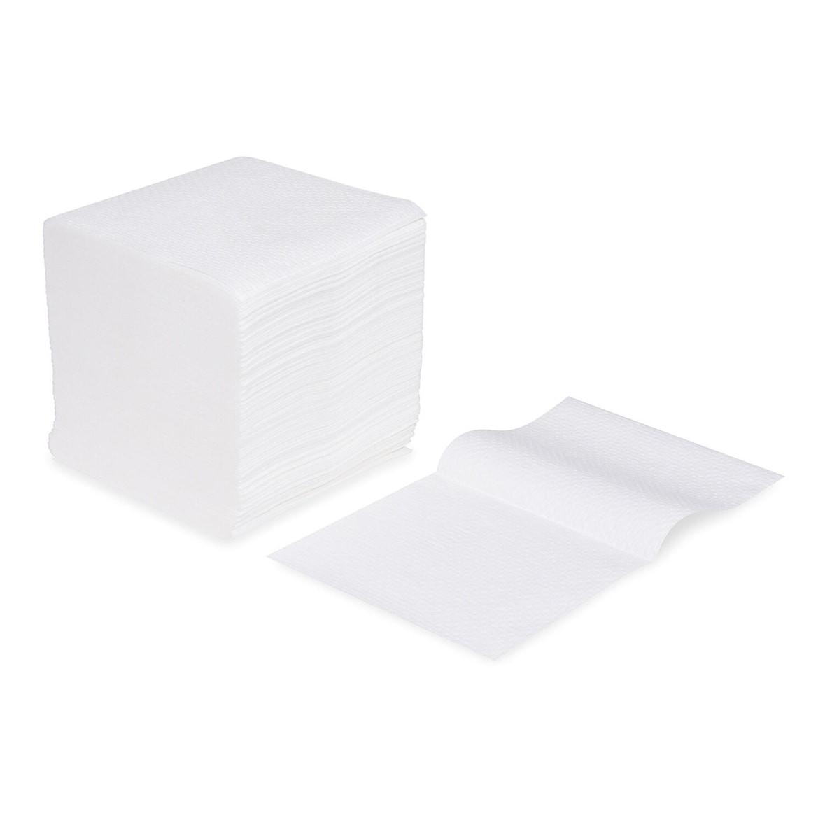 9000x Faltwischtücher Putztücher Tissue Wischtücher  2-lagig weiß 10,5x21cm