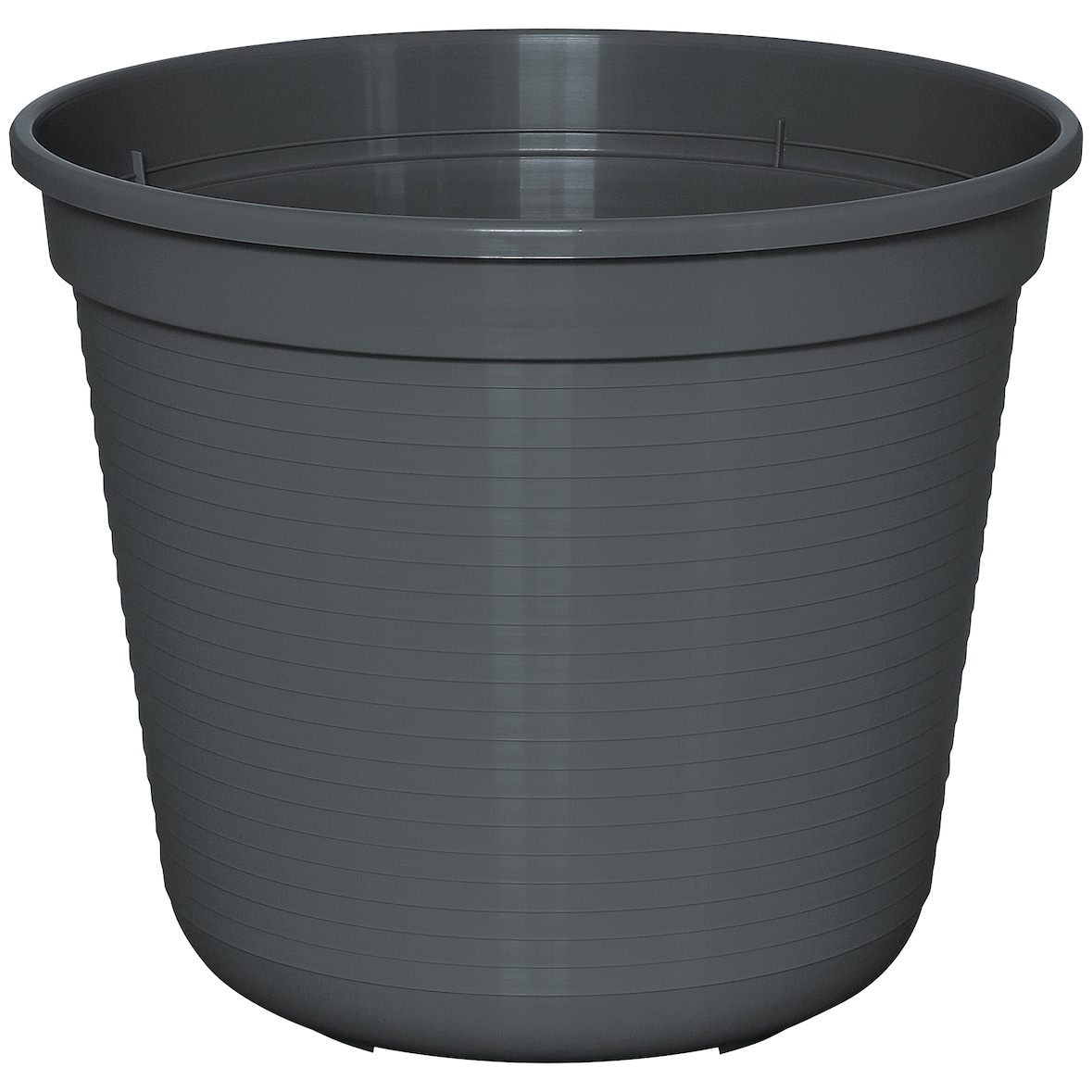 Geli Blumentopf Standard Ø 32 cm Anthrazit Kunststoff 13.5 Liter