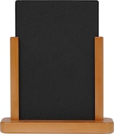 thumbnail of METRO PROFESSIONAL Gastro Tischaufsteller mit Kreidetafel, Teakholz, 17.5 x 15.5 x 5 cm, braun