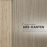 thumbnail of bümö office Regal Buche, Standregal Holz - Aktenregal für Ordner & Bücher, Bücherregal 100 cm breit, 5 OH Regal Wand, Büroregal, Holzregal,