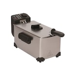 thumbnail of Tarrington House friteuse FR2200E, roestvrij staal, 22,5 x 40,5 x 21 cm, verwijderbare tank, antislipbodem, 3 L, zilver