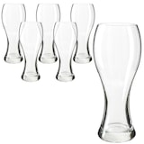 thumbnail of 6er Set Weizenbiergläser klar 0,5L Weißbier-Glas klassisch Hefeweizen Bier-Glas