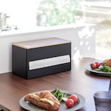 thumbnail of Yamazaki Küchenrollenhalter modern aus Metall stehend mit Ablage "Rin" schwarz