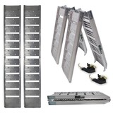 thumbnail of TRUTZHOLM 2 x Auffahrrampe klappbar 180 cm Traglast 400 kg Alu grau geriffelt/ gelocht Verladerampe