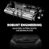 thumbnail of Fellowes Distruggidocumenti a miniframmento AutoMax™ 80M, 80 fogli automatico e 8 manuale, uso personale, cestino 17L, sicurezza P-4, nero, 4621501