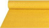 thumbnail of 4 Rollen Papiertischtuch mit Damastprägung je 50 m x 1 m gelb