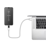 thumbnail of Kompakter USB-C Adapter für Apple – Schwarz – Laden & Datenübertragung – kompatibel mit iPhone 5 bis 14 inkl. Pro, Max, Mini sowie iPad und iPod