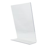 thumbnail of Securit® Espositore Trasparente A4 – Forma L – Verticale – Acrilico Doppio Lato