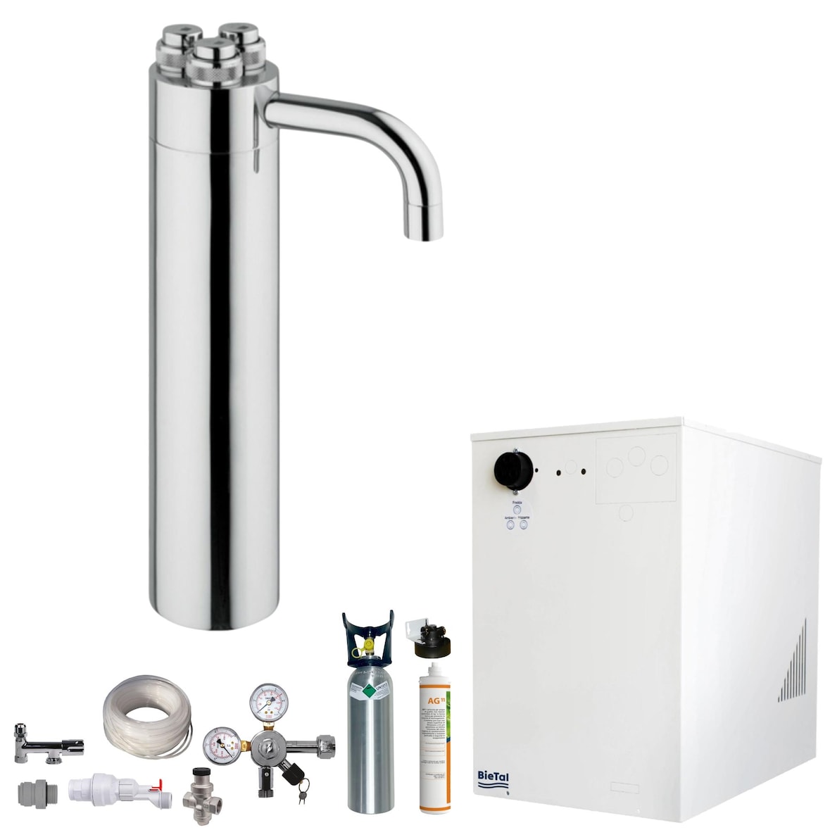 Tafelwassergerät BieTal BT-30U Kühlung Schanksäule Puls 335 Filter 2Kg CO2