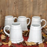 thumbnail of 6er Set Residenz-Krug mit Henkel 0,5 Liter konisch Keramik