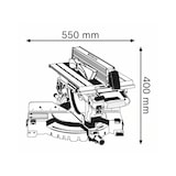 thumbnail of Troncatrice Combinata 1.800W BOSCH Professional GTM12JL