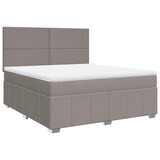 thumbnail of vidaXL Boxspringbett mit Matratze Taupe 180x200 cm Stoff